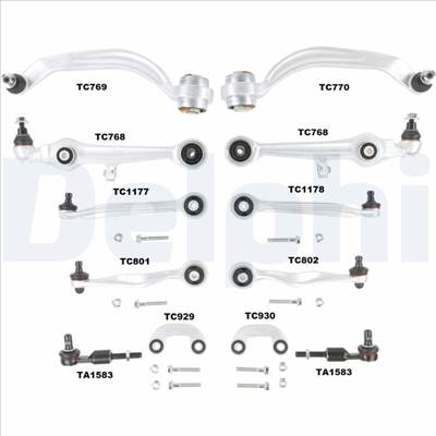 javítókészlet, keresztlengőkar DELPHI TC1300KIT for AUDI, VW, SKODA