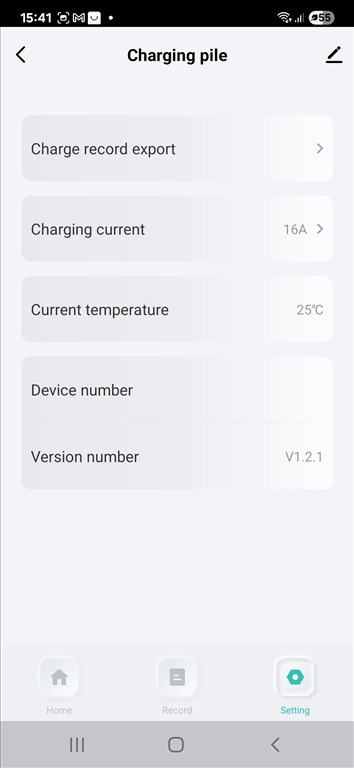 Eladó új 5m EVSE Wi-Fi Type 2 1 fázis (3.6KW) 6-16A elektromos járműhöz +táska 5. kép