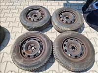 5x100 14" lemezfelni szett Hankook téli gumikkal (22267)