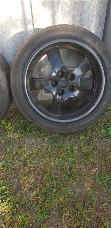  5x112 lyukosztású 17" használt OZ alufelni, rajta 225/45 használt Triangle nyári gumi gumi  11. kép