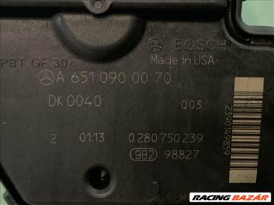 Mercedes-Benz C200 CDI fojtószelep  a6510900070