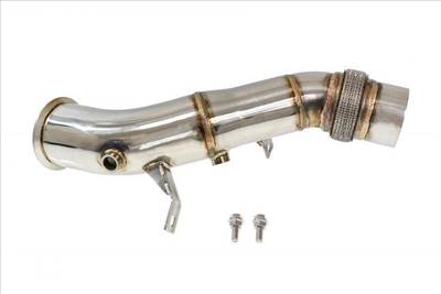 Downpipe BMW X5 X6 535i 640i leömlő N55 motorhoz, 80 mm