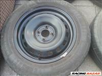 4x100 lyukosztású 15" gyári Renault Clio lemezfelni, rajta 185/65 Continental nyári gumi