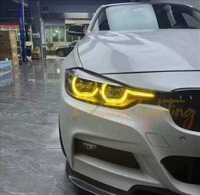 BMW M3 CSL DRL borostyánsárga led, F30, F31 lci 2016-2019