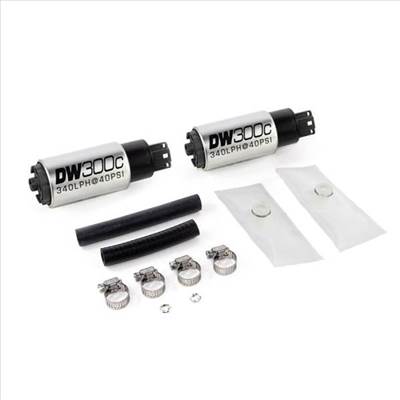 DeatschWerks DW300C 340lph üzemanyagpumpa Subaru BRZ, Toyota 86, Scion FR-S, WRX (A rögzítő bilincsek hiányoznak)