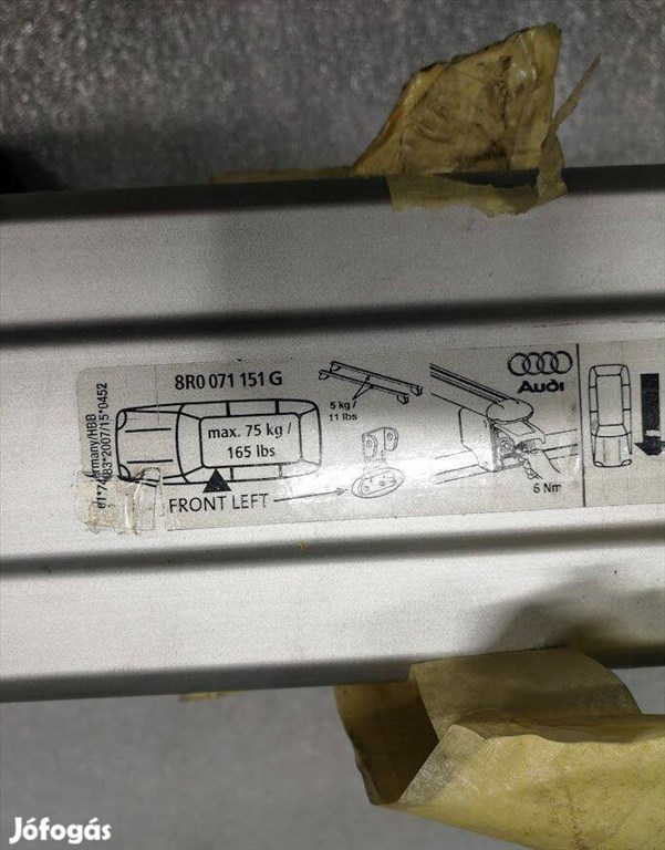 Audi Q5 tetőcsomagtartó 8r0071151g 2. kép
