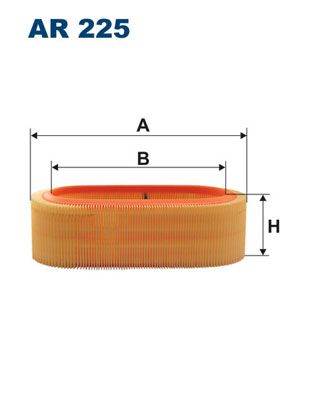 légszűrő FILTRON AR 225 for FORD, BOMAG, GENERAL MOTORS