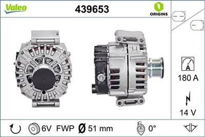 generátor VALEO 439653 for MERCEDES-BENZ