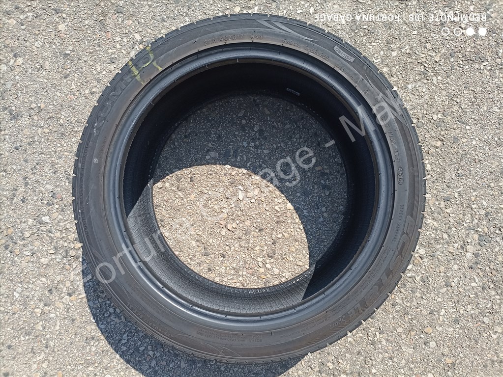 235/40 R17" Kumho használt nyári gumik 3. kép