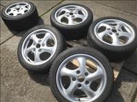 Porsche 17-es kétszéles gyári alufelnik 5x130