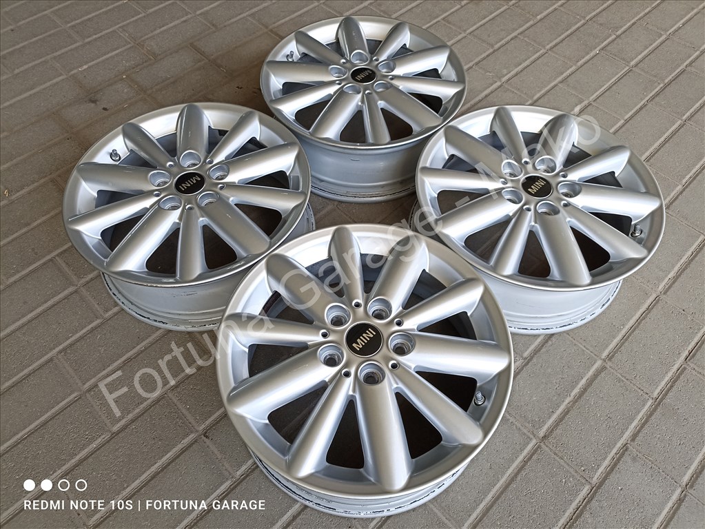 5x112 16" Mini Coooper használt alufelni garnitúra +TPMS 2. kép