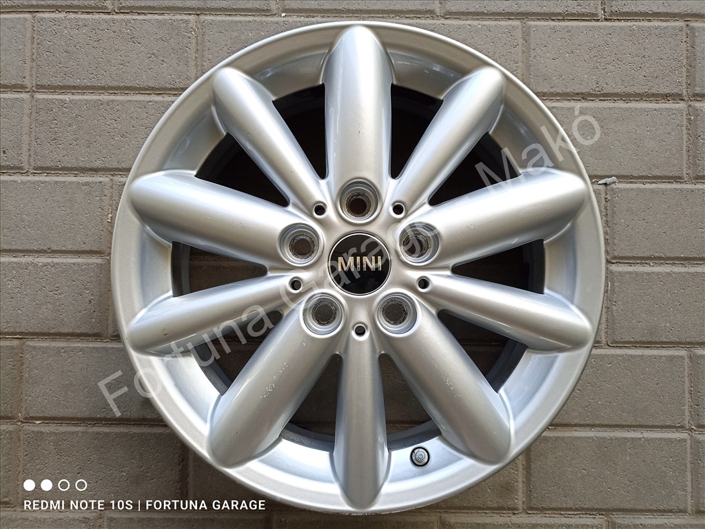5x112 16" Mini Coooper használt alufelni garnitúra +TPMS 5. kép
