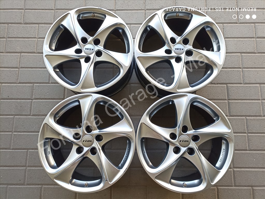 5x120 17" Rial 'Catania' használt alufelni garnitúra 1. kép