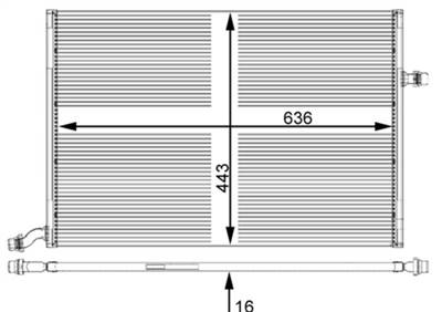 MAHLE CIR 25 000P - Alacsony hőmérséklet érzékelője, töltőlevegő-hűtő MERCEDES-BENZ MERCEDES-BENZ (B