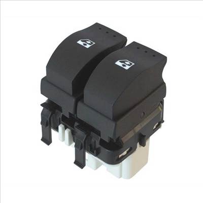 Renault Scenic II bal oldali ablakemelő kapcsoló 2 gombos 2003-2006