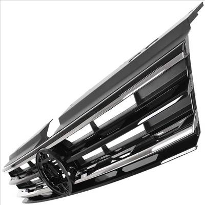 VW Tiguan Allspace hűtőrács (fekete/króm – első, középső) 2016-2020
