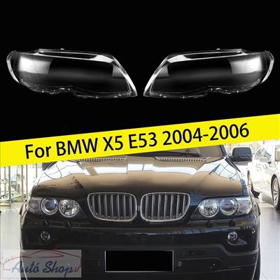 BMW X5 E53 LÁMPA BÚRA SZETT 2004-2006 , lámpabúra fényszóró búra Minőségi termék