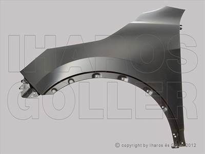 Nissan Qashqai 2017-2021 - Első sárvédő bal, nem oldalvillogós