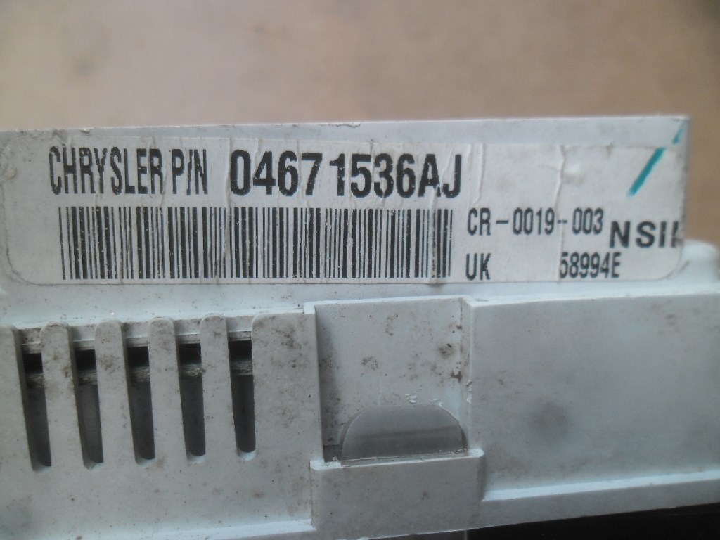 Chrysler PT Cruiser 2.0 óracsoport 04671536aj 2. kép