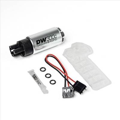 DeatschWerks üzemanyagszivattyú DW300C 340lph Golf R 2.0, Golf 1.8, GTI 2.0 (rögzítőkapocs nélkül)