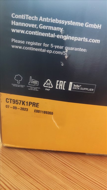 CT 957 WP1 vezérműszíj szett  ct957k1pre 5. kép