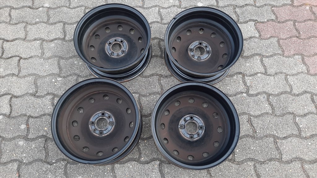  Fiat,Lancia,Alfa Romeo,Ford Ka 4x98 lyukosztású 6J 15" újszerű (gyári felni) lemezfelni 4. kép