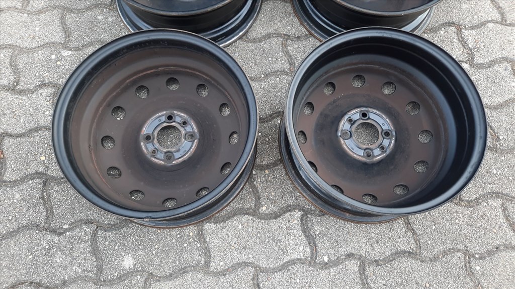  Fiat,Lancia,Alfa Romeo,Ford Ka 4x98 lyukosztású 6J 15" újszerű (gyári felni) lemezfelni 5. kép