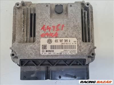 Volkswagen Golf VI 1.4 TSI CAXA motorvezérlő (21253) 03c907309a