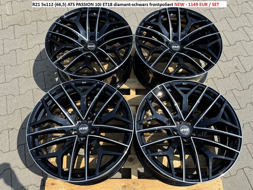R21 5x112 (66,5) ATS PASSION 10J ET18  audi Q7 SQ7 Q8 SQ8 RS6 RS7 alufelnik felnik 1. kép