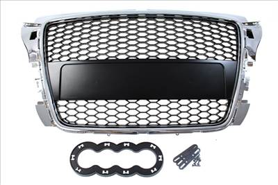 MTUNING Audi A3 8P Facelift RS-stílusú króm-fekete hűtőrács