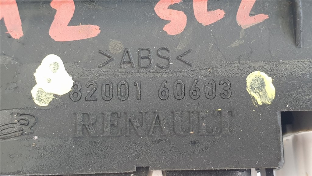 510971 Renault Scenic 2, 2006, Ablakemelő Kapcsoló, 8200160603. 3. kép