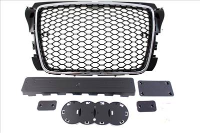 MTUNING Audi A3 8P Facelift RS-stílusú hűtőrács króm-fekete PDC-vel