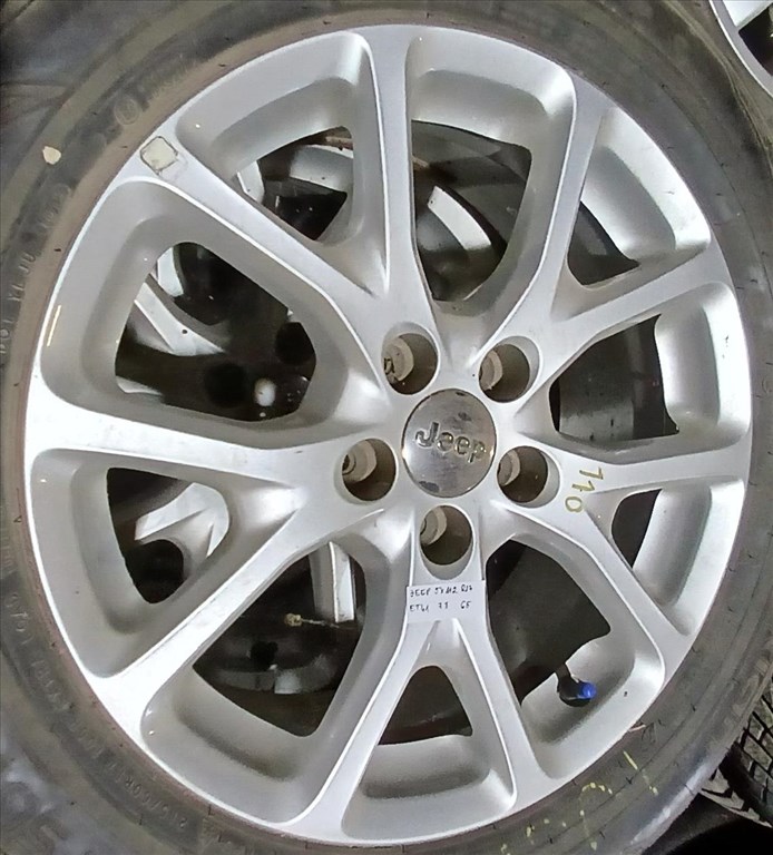 Jeep 5x112 lyukosztású 7JJ 17" használt (gyári felni) alufelni 1. kép