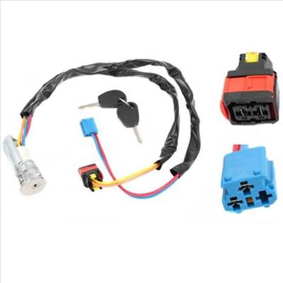 Peugeot Partner új utángyártott gyújtáskapcsoló 2db kulccsal 2000-2015-ig