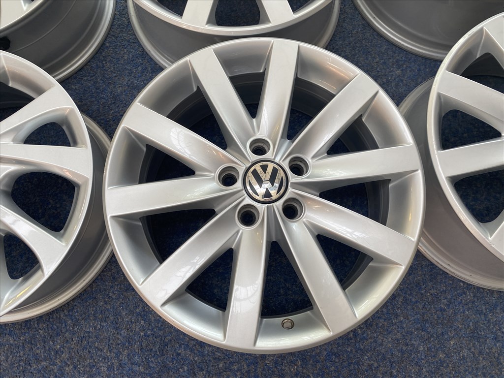 (3655) Volkswagen 17 gyári alufelni felni, 5x112, Golf Caddy Touran 5. kép