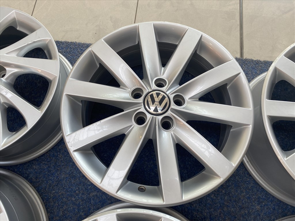 (3655) Volkswagen 17 gyári alufelni felni, 5x112, Golf Caddy Touran 7. kép