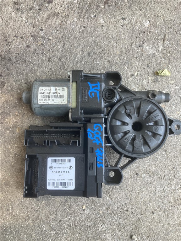 Volkswagen Golf Plus Golf Plus facelift ablakemelő motor elektronika  5k0959793a 5m1837401q 1. kép