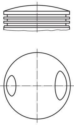 dugattyú MAHLE 503 18 00 for PORSCHE
