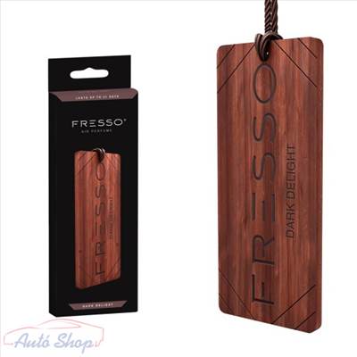 FRESSO Dark Delight Luxus autóillatosító prémium autóillatosító autóparfüm Hanger fa lógó illat Légfrissítő 