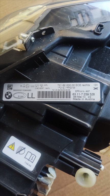 BMW 3-as sorozat F30 F30 kanyarkövető xenon fényszóró  4. kép