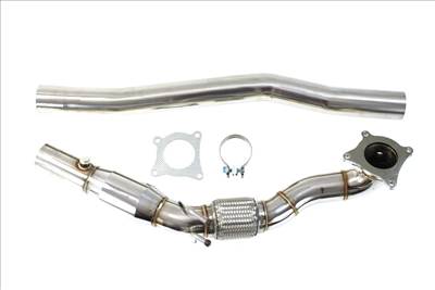Downpipe VW Golf VI R AUDI S3 8P TTS QUATTRO 1.8 2.0TFSI 200 cellás verseny katalizátorral