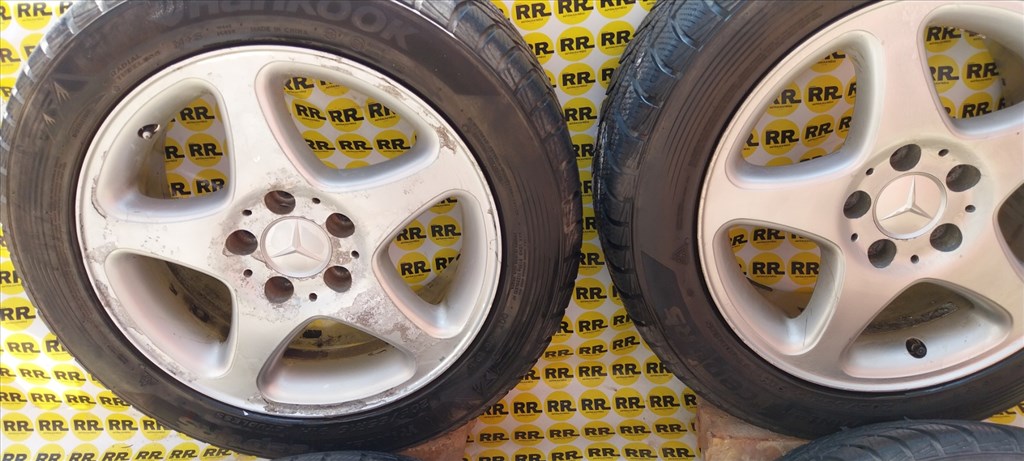  16" használt (gyári felni) alufelni, rajta 205/55 használt Hankook téli gumi gumi  1. kép