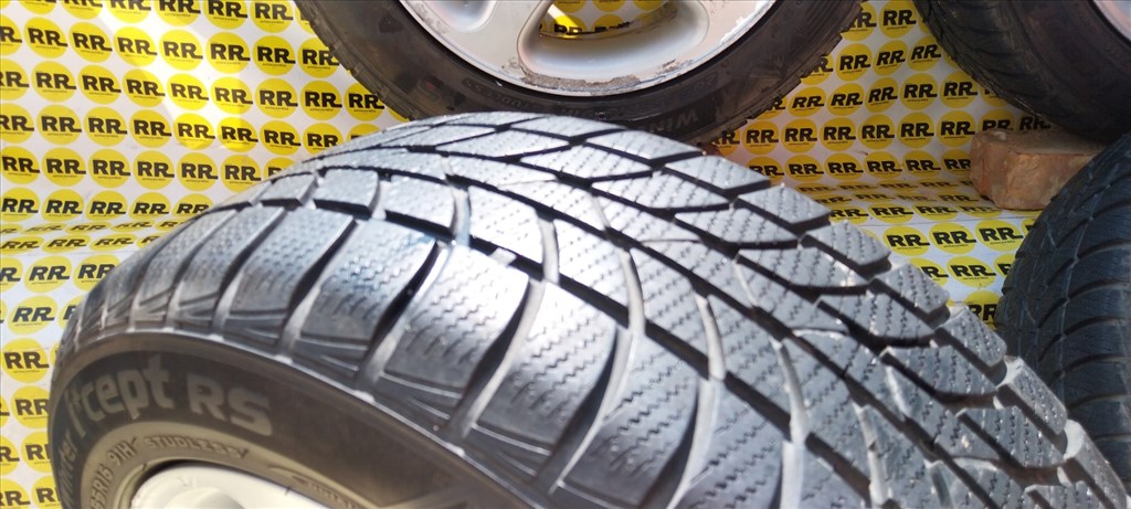  16" használt (gyári felni) alufelni, rajta 205/55 használt Hankook téli gumi gumi  3. kép