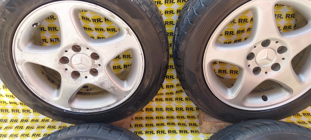  16" használt (gyári felni) alufelni, rajta 205/55 használt Hankook téli gumi gumi  4. kép