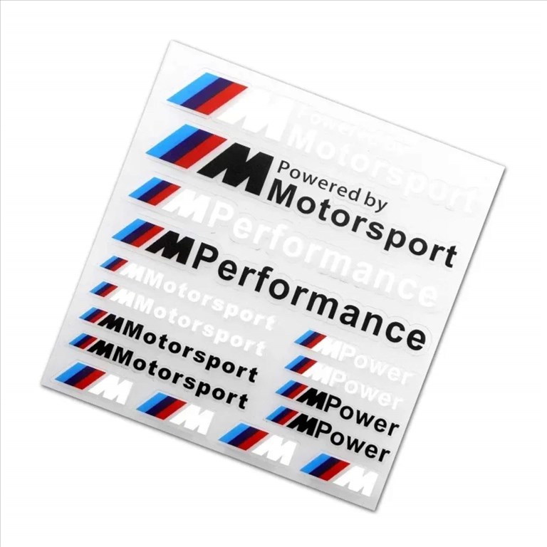 BMW - M -es dekor matricák szettben 7. kép