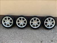 4x100 lyukosztású 16" használt Momo alufelni, rajta 195/45 használt Hankook nyári gumi gumi