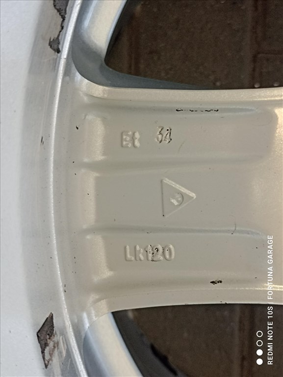 5x120 17" Borbet CC használt alufelni garnitúra 8. kép