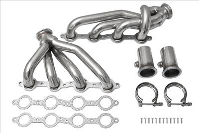 TURBOWORKS LS S10 Camaro Swap rozsdamentes kipufogó leömlő