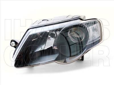 VW Passat 2005-2010 - Fényszóró 2H7 bal fekete házas (Hella típusú)DEPO