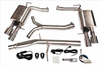 TURBOWORKS CatBack kipufogórendszer Audi A5 1.8T/2.0T 08-16 Active